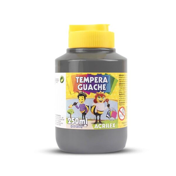 Tinta Guache Cinza 250 ml Acrilex