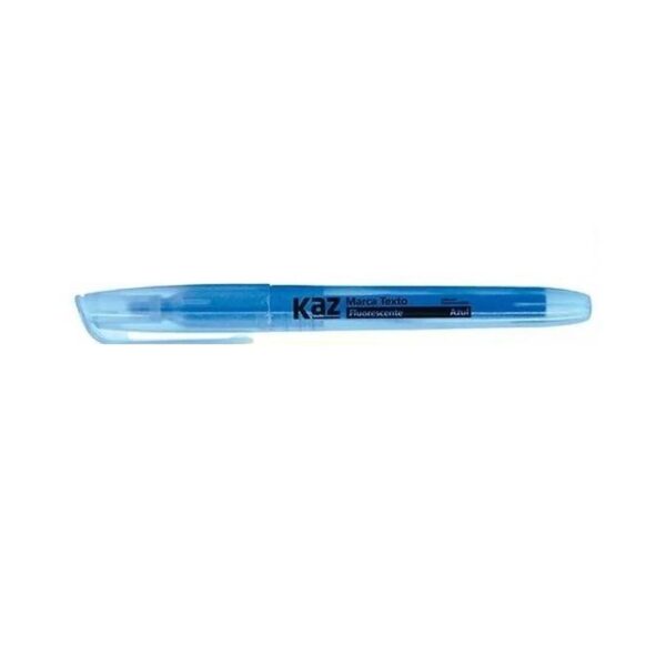 Caneta Pincel marca Texto Fluorescente Ponta Chanfrada Kaz