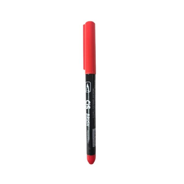 Caneta Brush Vermelho Aquarelável Cis