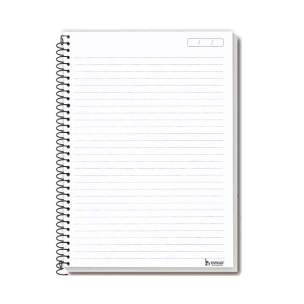 Caderno Universitário Espiral 200fls Neutro Vinho Tamoio