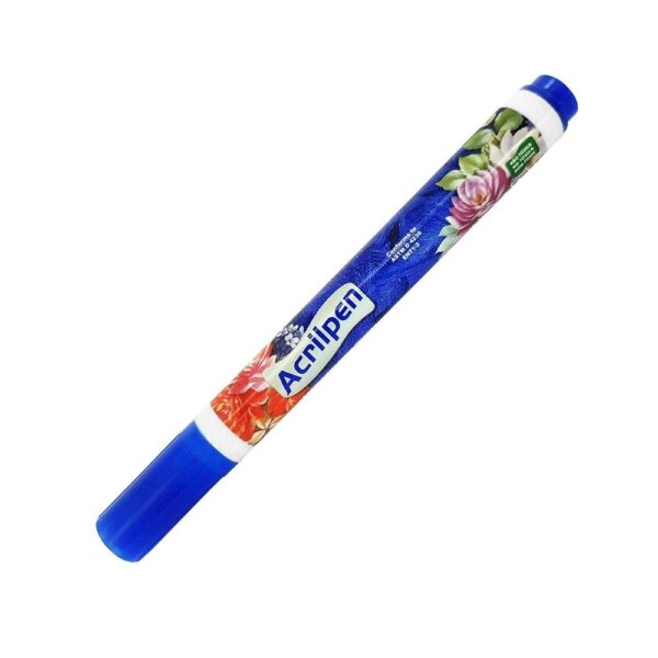 Caneta Para Tecido Azul Turquesa Acrilex