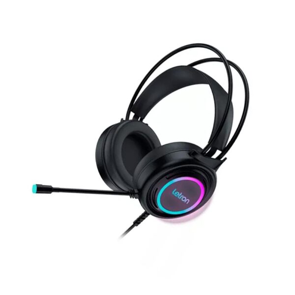 Headset Gamer Player Plus TSK-H28 Preto USB Led 7 Cores Letron - Image 2