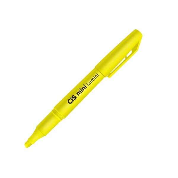 Mini marca Texto Lumini Amarelo Cis
