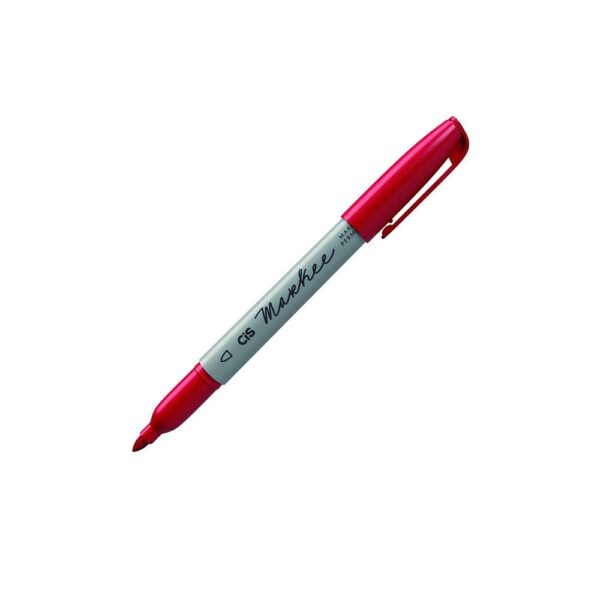 Marcador Permanente Vermelho Markee Cis - Image 3