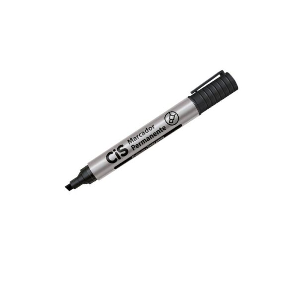 Caneta Marcador Permanente Preto Chanfrada Cis - Image 2