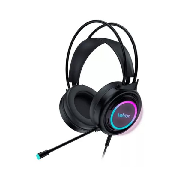Headset Gamer Player Plus TSK-H28 Preto USB Led 7 Cores Letron