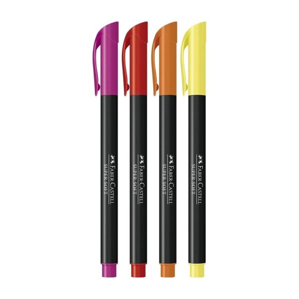 Kit Lettering Supersoft Cores Quentes Faber-Castell - Image 2