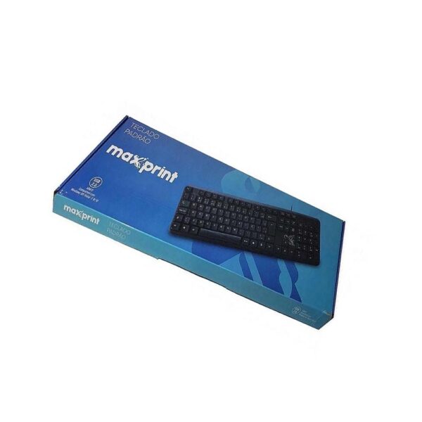Teclado Padrão Preto Usb Maxprint - Image 5