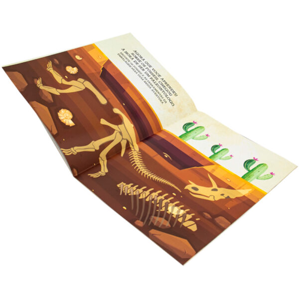 O Mundo dos Dinossauros Leia e Brinque Tricerátopo TodoLivro - Image 6