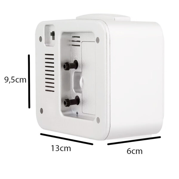 Despertador Branco Quartz Alarm Clock Herweg - Image 5