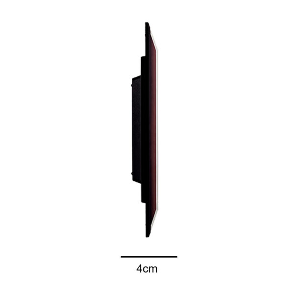 Relógio De Parede 35cm Marrom Metálico Brilhante Herweg - Image 2