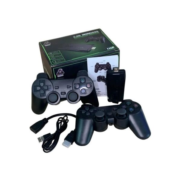 Vídeo Game Retro Console Stick Box 4K 2 Controles Sem Fio Game