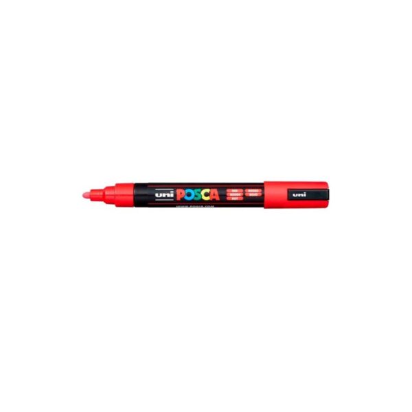 Caneta Uni Posca Pc-5M 1.8-2.5Mm Vermelho Uniball - Image 4