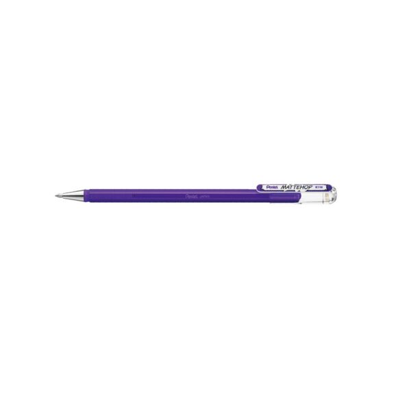 Caneta Gel Mattehop Roller 1,0mm Violeta Pentel - Image 4