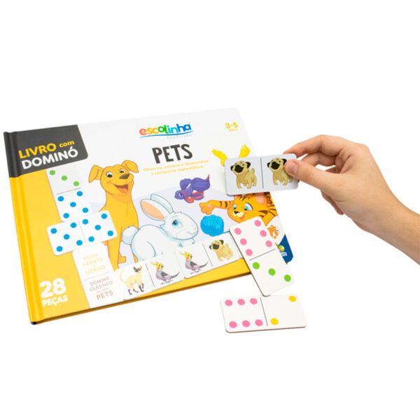 Livro Escolinha Dominó Pets 28 Peças TodoLivro - Image 2