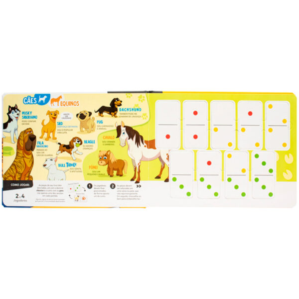 Livro Escolinha Dominó Pets 28 Peças TodoLivro - Image 6