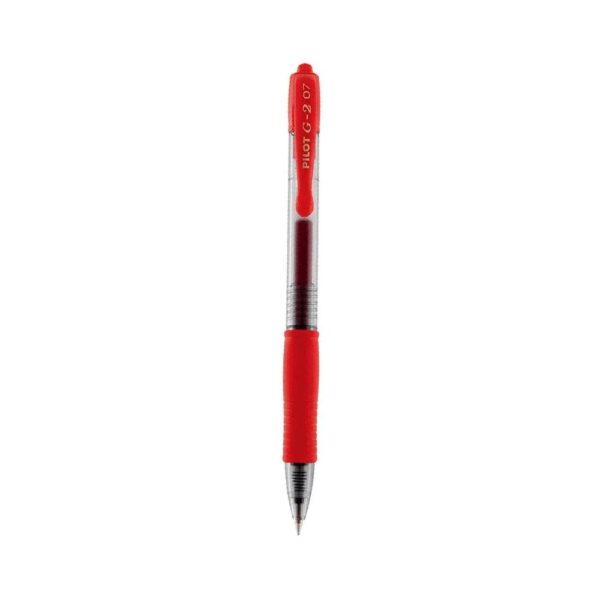 Caneta Gel Retrátil 0.7mm G2 Vermelho Pilot - Image 2