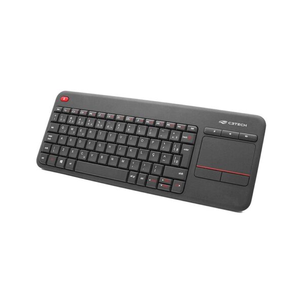 Teclado Sem Fio Com Touchpad K-WT200BK C3Tech - Image 2