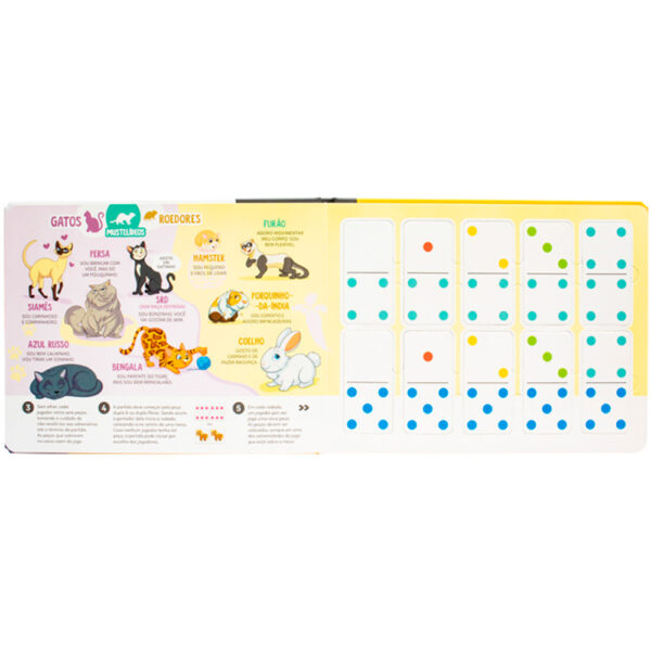 Livro Escolinha Dominó Pets 28 Peças TodoLivro - Image 4