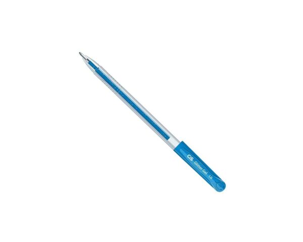 Caneta Glitter Gel 1.0mm Azul Claro Cis - Image 4