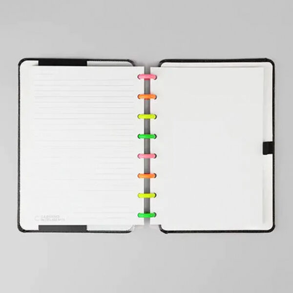 Caderno Inteligente A5 Lets Glitter Neon Black 80 Folhas - Image 5