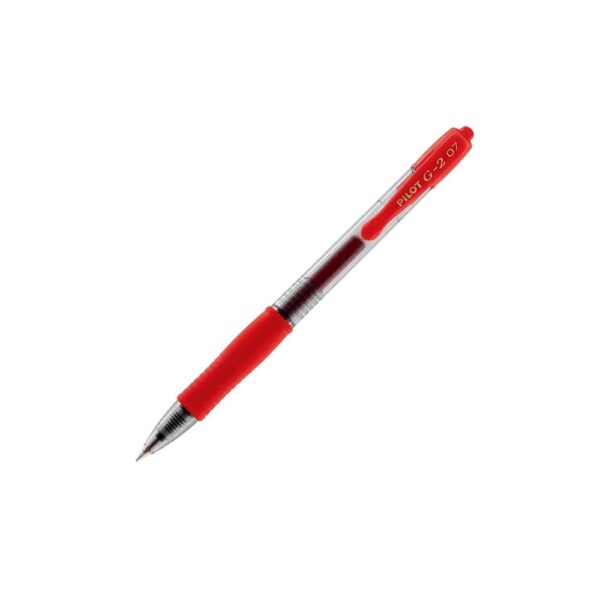 Caneta Gel Retrátil 0.7mm G2 Vermelho Pilot