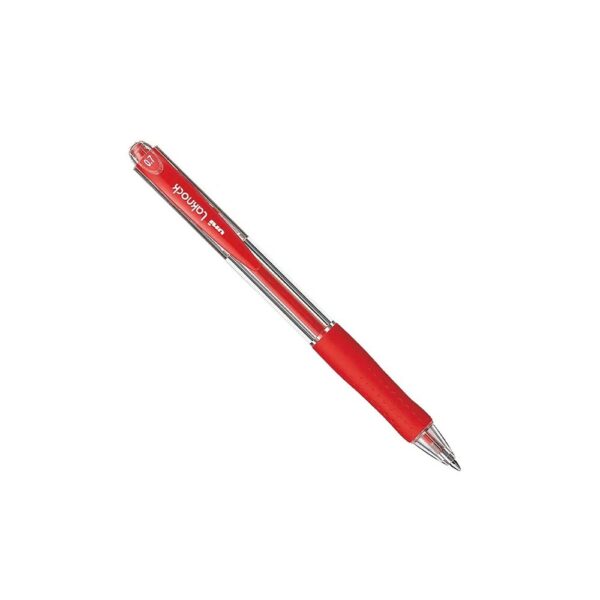 Caneta Esferográfica Laknock SN-100 Vermelha 0.7mm Uni-Ball - Image 3