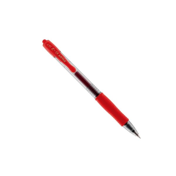 Caneta Gel Retrátil 0.7mm G2 Vermelho Pilot - Image 4