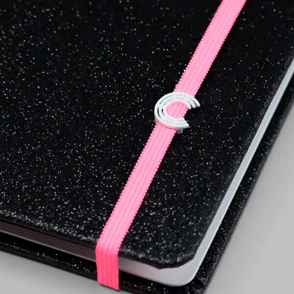 Caderno Inteligente A5 Lets Glitter Neon Black 80 Folhas - Image 4