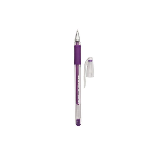 Caneta Gel Grip Neon Violeta Molin - Image 3