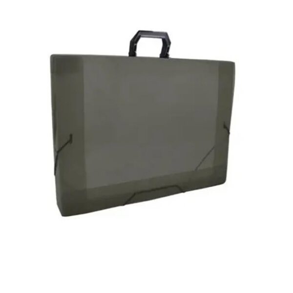 Maleta Plastica Com Alca Oficio Fumê 40mm Acp