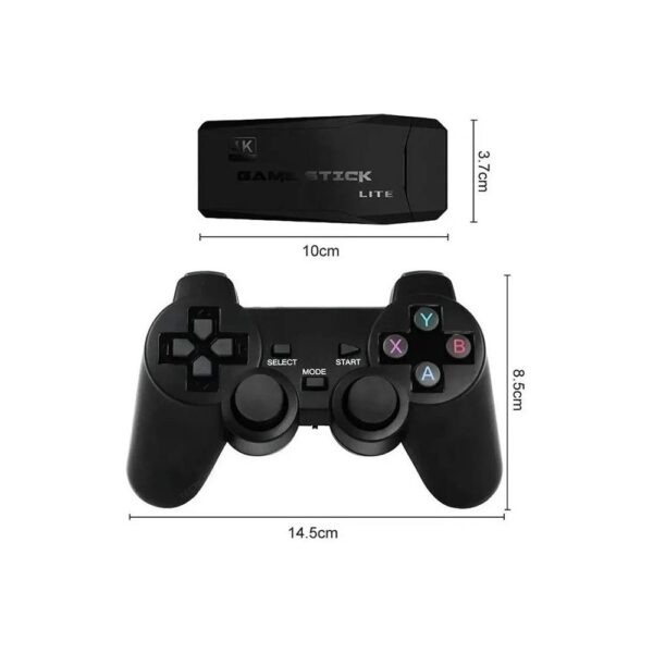 Vídeo Game Retro Console Stick Box 4K 2 Controles Sem Fio Game - Image 5