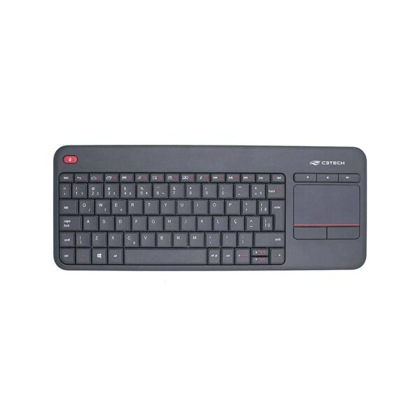 Teclado Sem Fio Com Touchpad K-WT200BK C3Tech