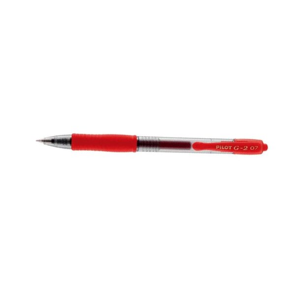 Caneta Gel Retrátil 0.7mm G2 Vermelho Pilot - Image 3