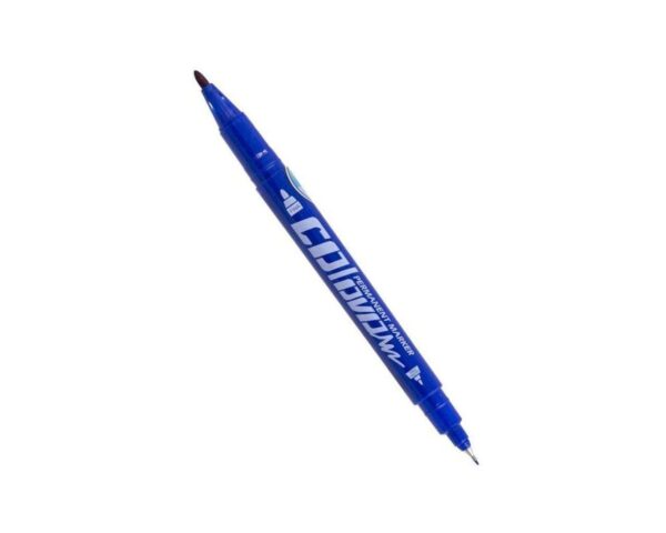 Pincel Marcador Permanente 2 Pontas 1.0mm/0.5mm Azul Molin - Image 5