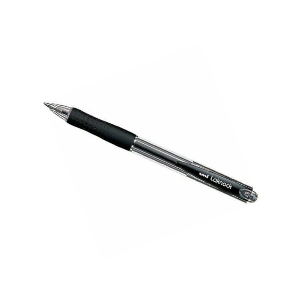 Caneta Esferográfica Laknock SN-100 Preta 0.7mm Uni-Ball - Image 2