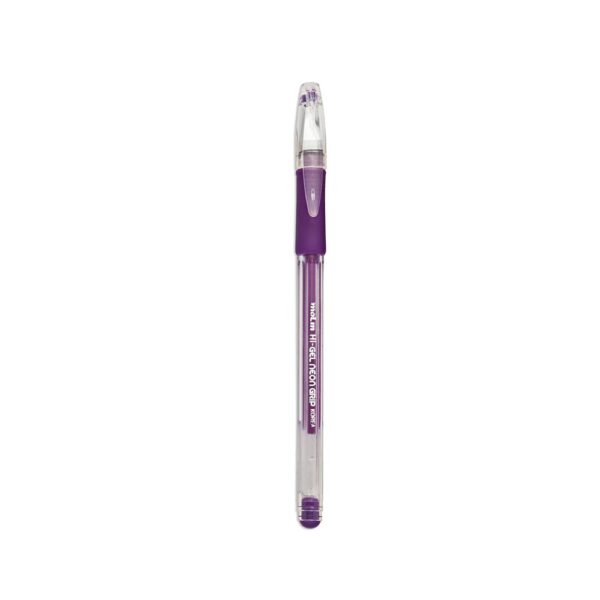 Caneta Gel Grip Neon Violeta Molin