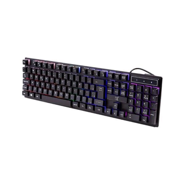 Teclado Rainbow Max Pro Com Fio Usb2.0 Preto Maxprint - Image 4