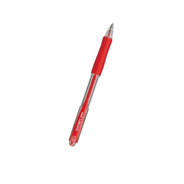 Caneta Esferográfica Laknock SN-100 Vermelha 0.7mm Uni-Ball - Image 5