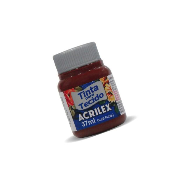 Tinta Para Tecido Fosca 37ml Vinho Acrilex - Image 3