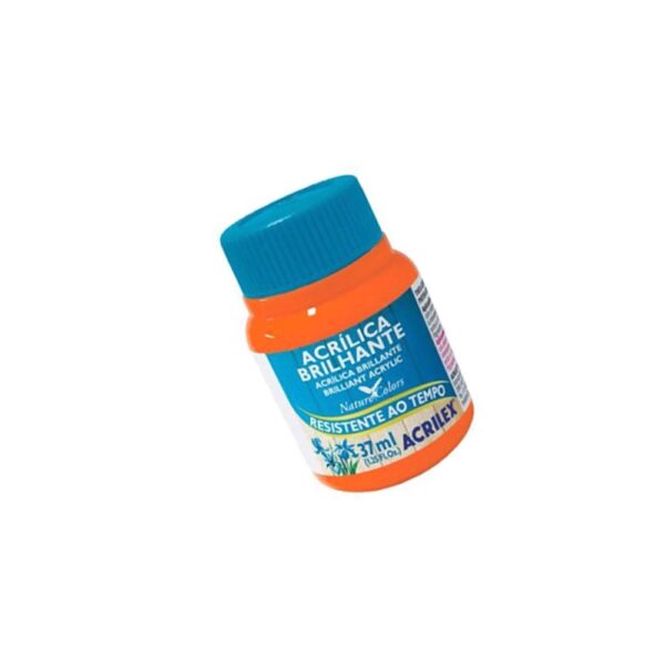 Tinta Acrílica Brilhante 37ml Laranja Acrilex - Image 2