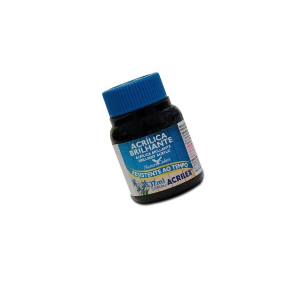 Tinta Acrílica Brilhante 37ml Preto Acrilex - Image 2