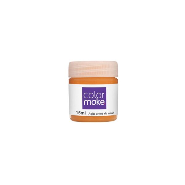 Tinta Facial Líquida 15ml Laranja Color make