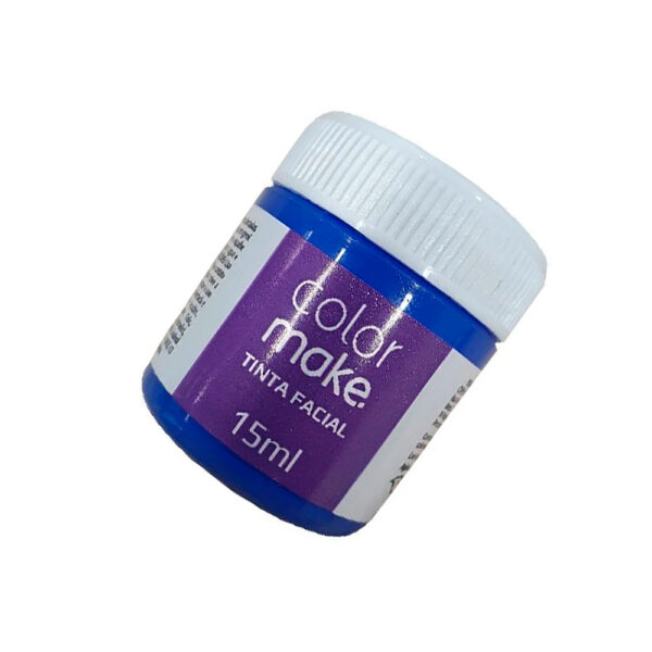 Tinta Facial Líquida 15ml Azul Color make - Image 2