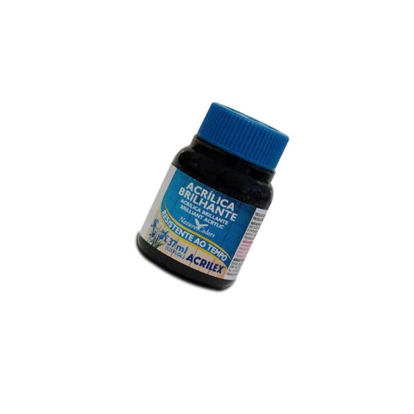 Tinta Acrílica Brilhante 37ml Preto Acrilex - Image 3