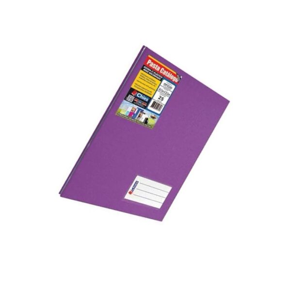 Pasta Catálogo C/ 25 Envelopes Plásticos Violeta Chies - Image 4
