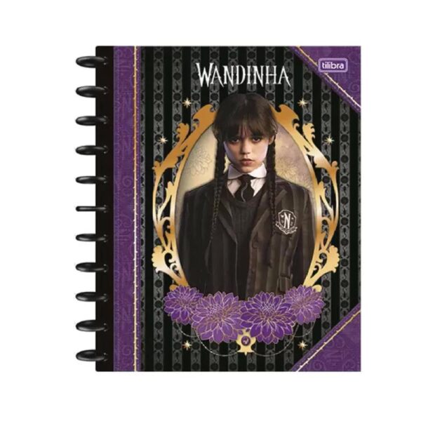 Caderno Tilidisco Connect Universitario Wandinha 10m 160fls Tilibra