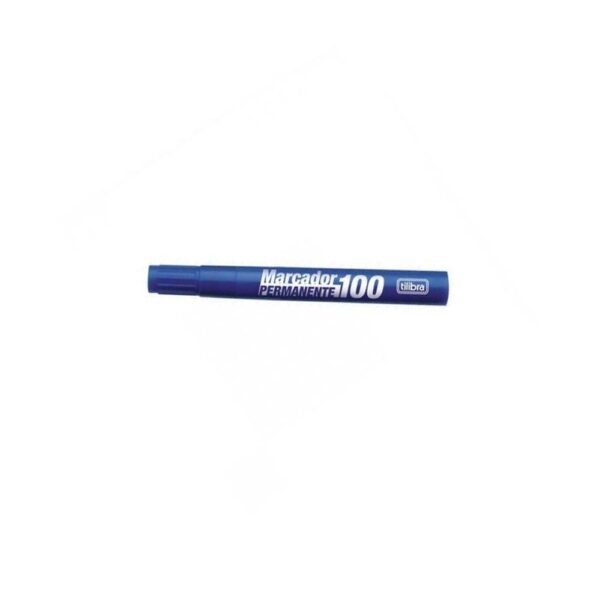 Marcador Permanente 100 Azul Tilibra - Image 4