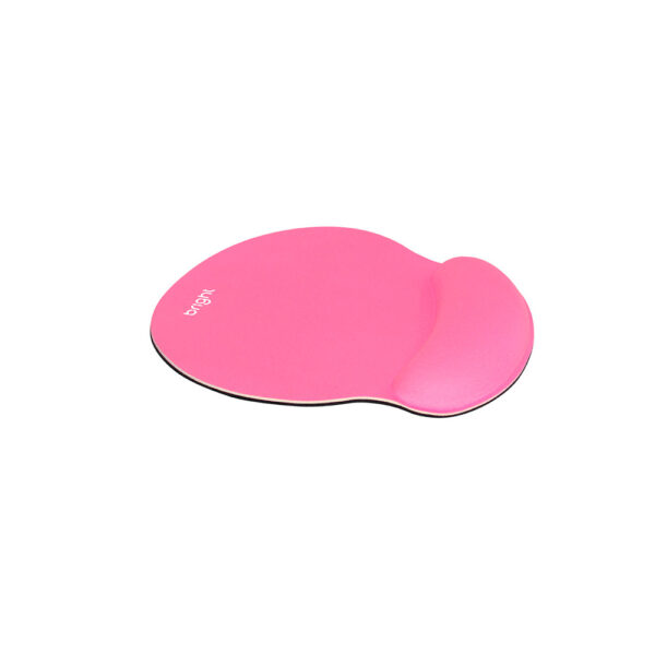 Mouse Pad Ergonômico Com Apoio em Gel Rosa Bright - Image 2