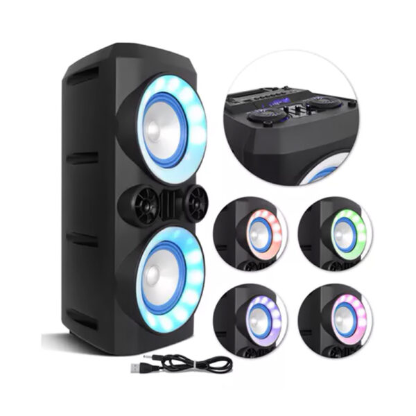 Mini Torre de Som Neon X com 300W de potência Multilaser